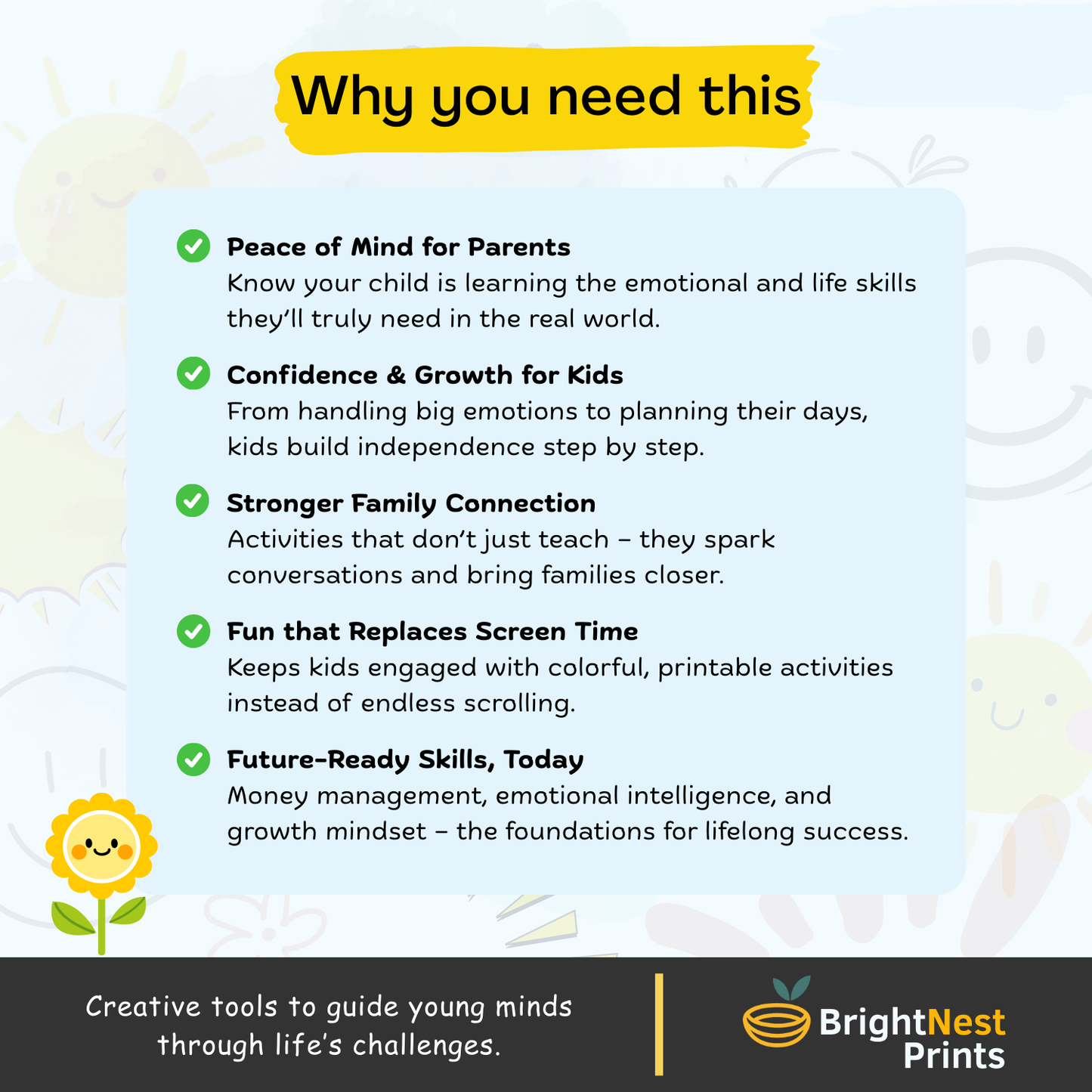 Kids’ Life Skills Bundle — 12 Workbooks to Build Confidence, Emotions & Daily Habits (+4 Bonuses)